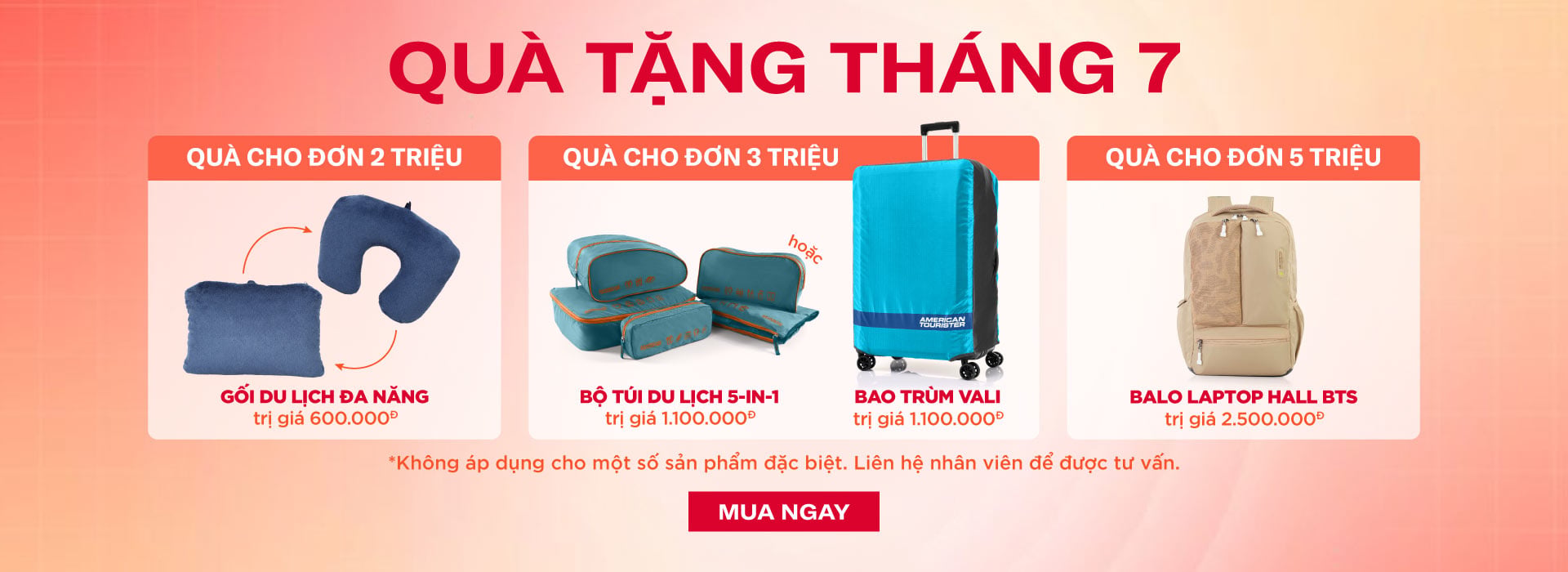 Quà tặng tháng 7