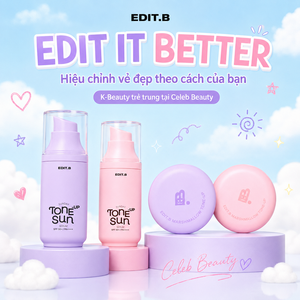 EDIT.B – “Edit It Better” Và Triết Lý Hiệu Chỉnh Vẻ Đẹp Tự Nhiên