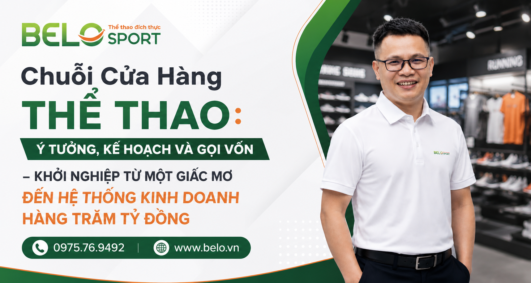 Cách Xây Dựng Chuỗi Cửa Hàng Thể Thao Từ A-Z – Ý Tưởng, Kế Hoạch Và Gọi Vốn