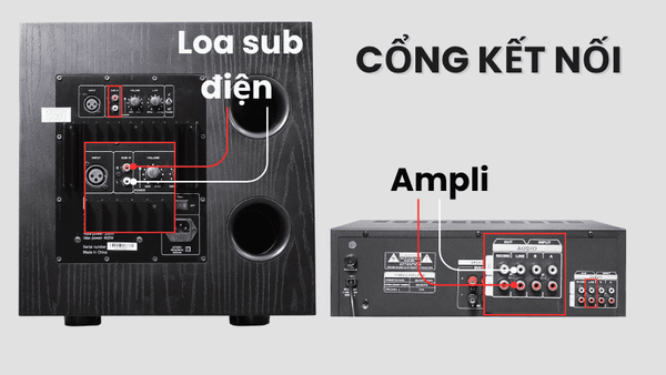 Cách đấu loa sub điện vào ampli đơn giản, chuẩn kỹ thuật