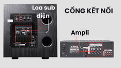 Cách đấu loa sub điện vào ampli đơn giản, chuẩn kỹ thuật