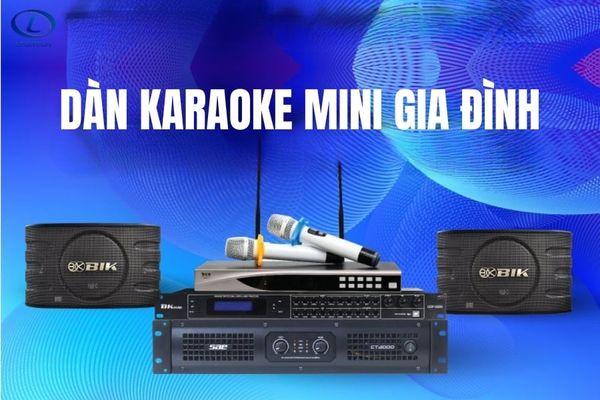 Dàn Karaoke Mini Gia Đình – Âm Thanh Chuẩn, Tiện Lợi Cho Mọi Không Gian