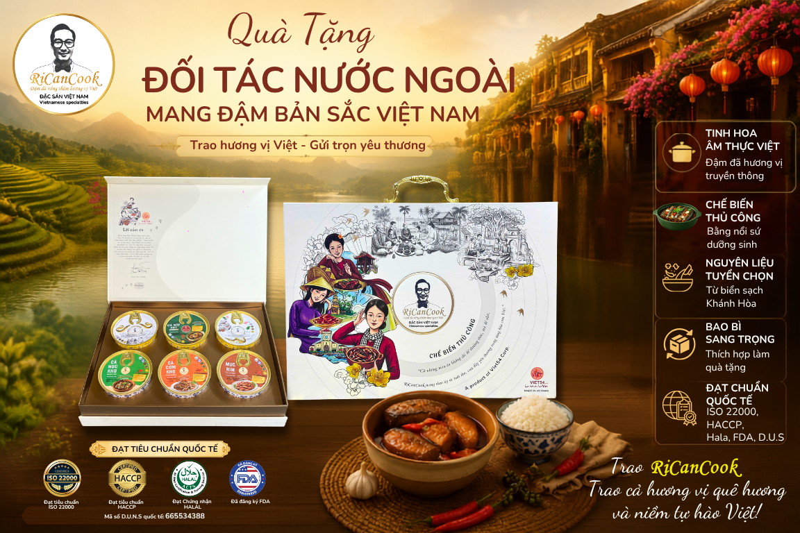 Quà Tặng Mang Đậm Bản Sắc Việt Nam – Hộp Quà RiCanCook