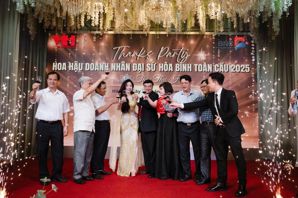 HOA HẬU DOANH NHÂN ĐẠI SỨ HÒA BÌNH TOÀN CẦU 2025 - LẠI THỊ THU HÀ