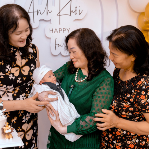 HAPPY FULL MONTH BÉ VŨ ANH KHÔI