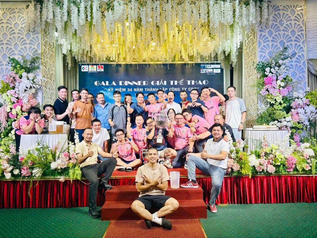 GALA DINNER – GIẢI THỂ THAO & KỶ NIỆM 34 NĂM THÀNH LẬP CÔNG TY CDC