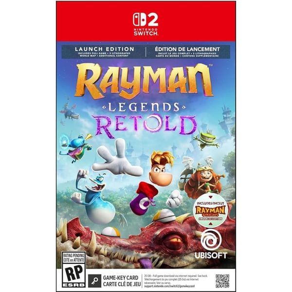 Rayman Legends Retold Nintendo Switch 2