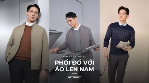 Phối đồ với áo len nam: 8 cách mặc lịch lãm cho mùa lạnh