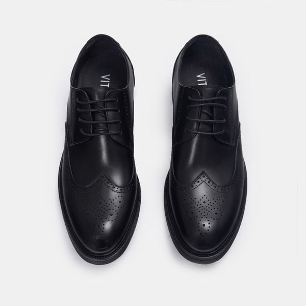 Giày da nam màu đen VITIMEX