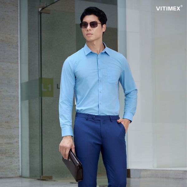 Vì sao sơ mi dài tay trơn luôn được yêu thích?