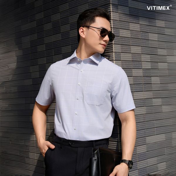 Tại Sao Áo Sơ Mi Ngắn Tay Regular Kẻ Đáng Mua?