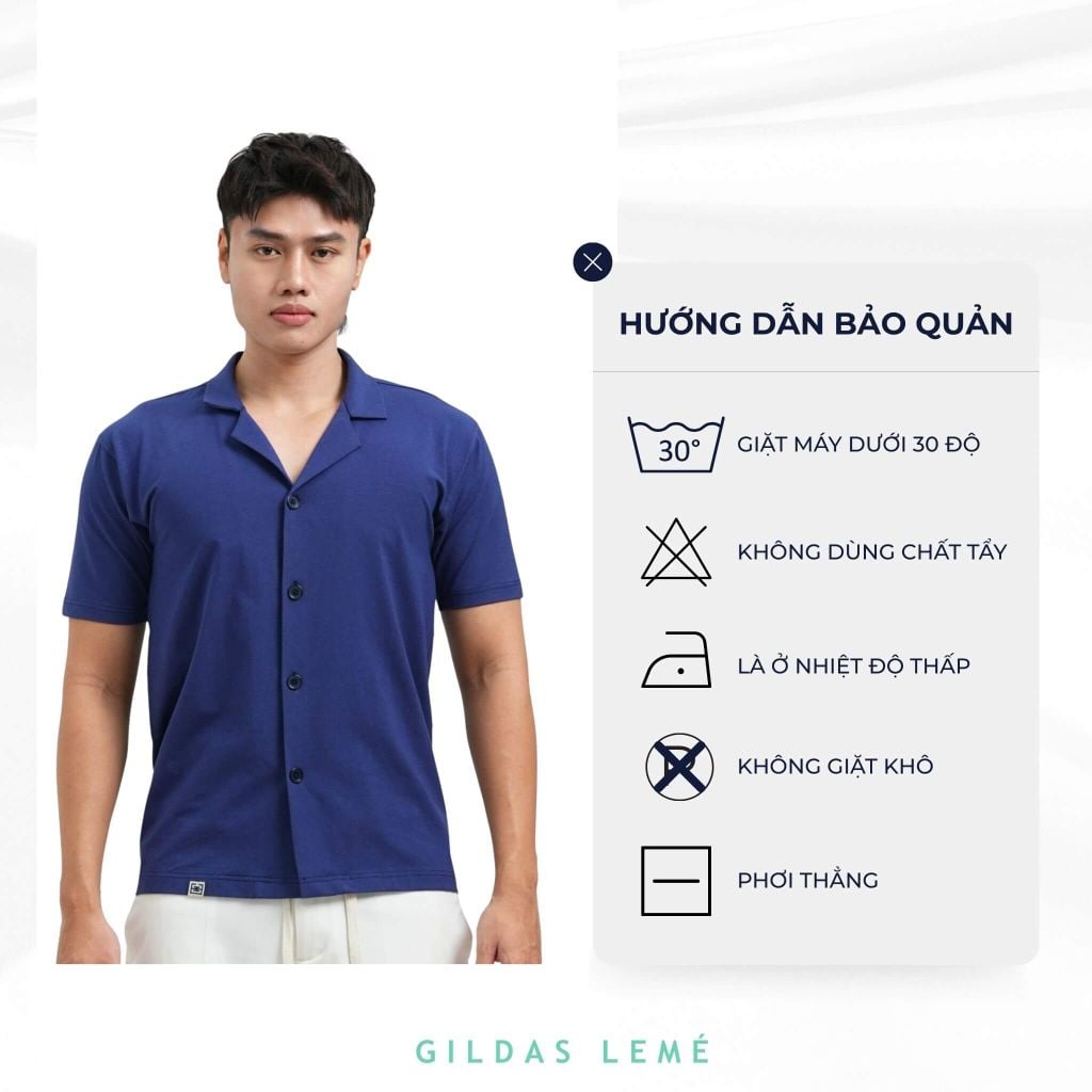 hướng dẫn bảo quản áo sơ mi bamboo cuban