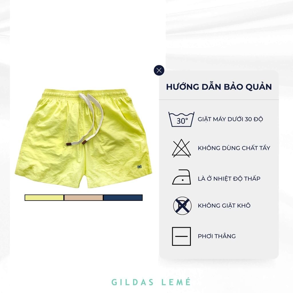 mô tả hướng dẫn bảo quản quần bơi rhuys