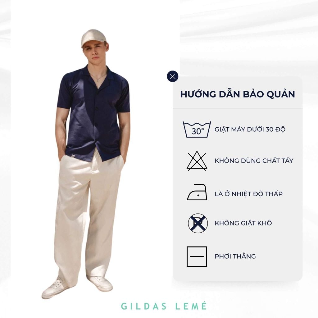 hướng dẫn bảo quản quần dài liseron blanc