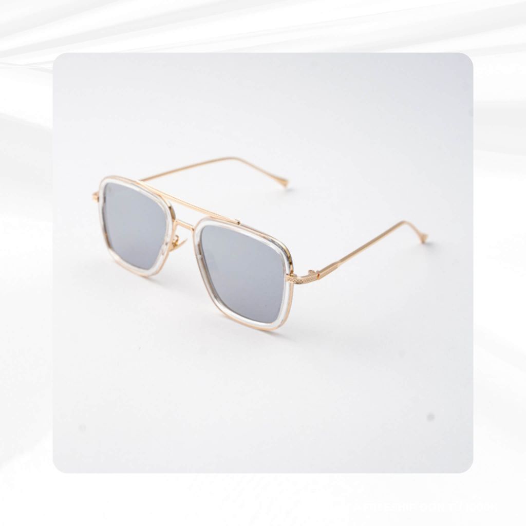 Kính mát metal bạc