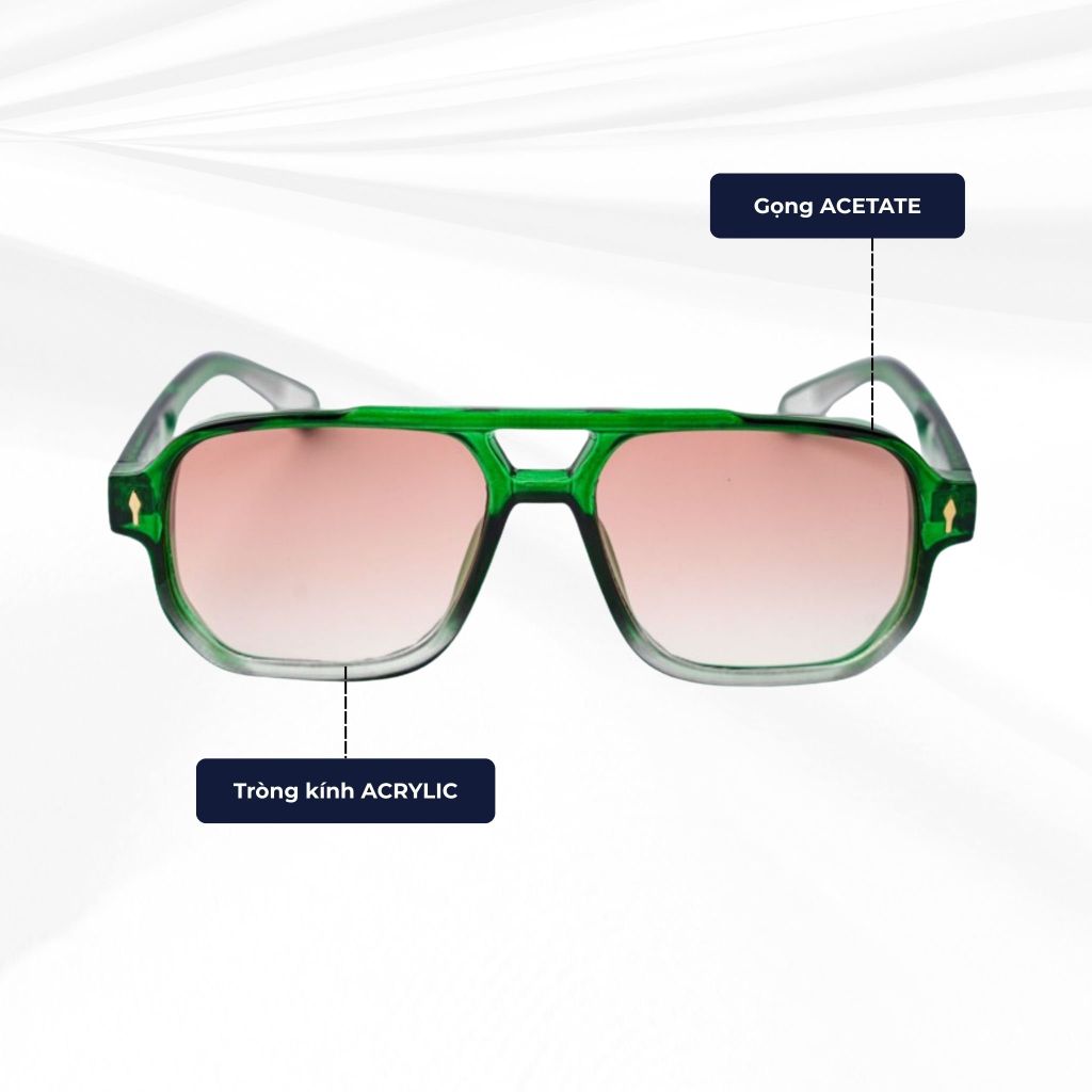mô tả chi tiết kính mát acetate