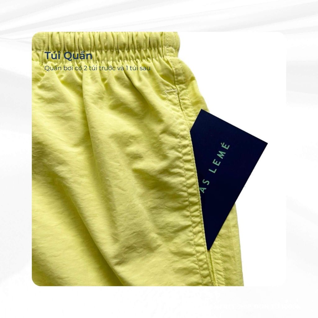 mô tả chi tiết túi trước quần bơi rhuys