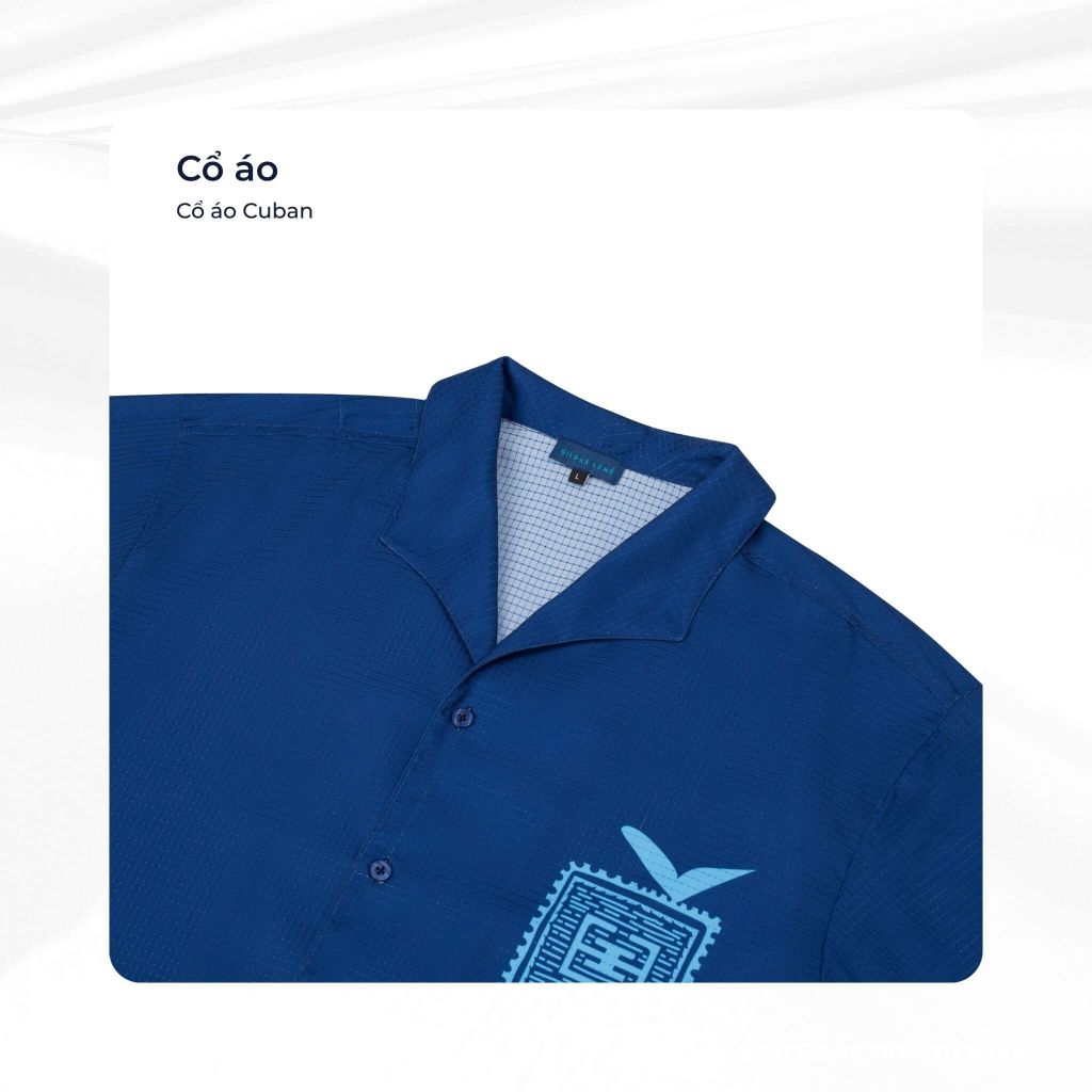 cổ áo sơ mi nam blue stamp