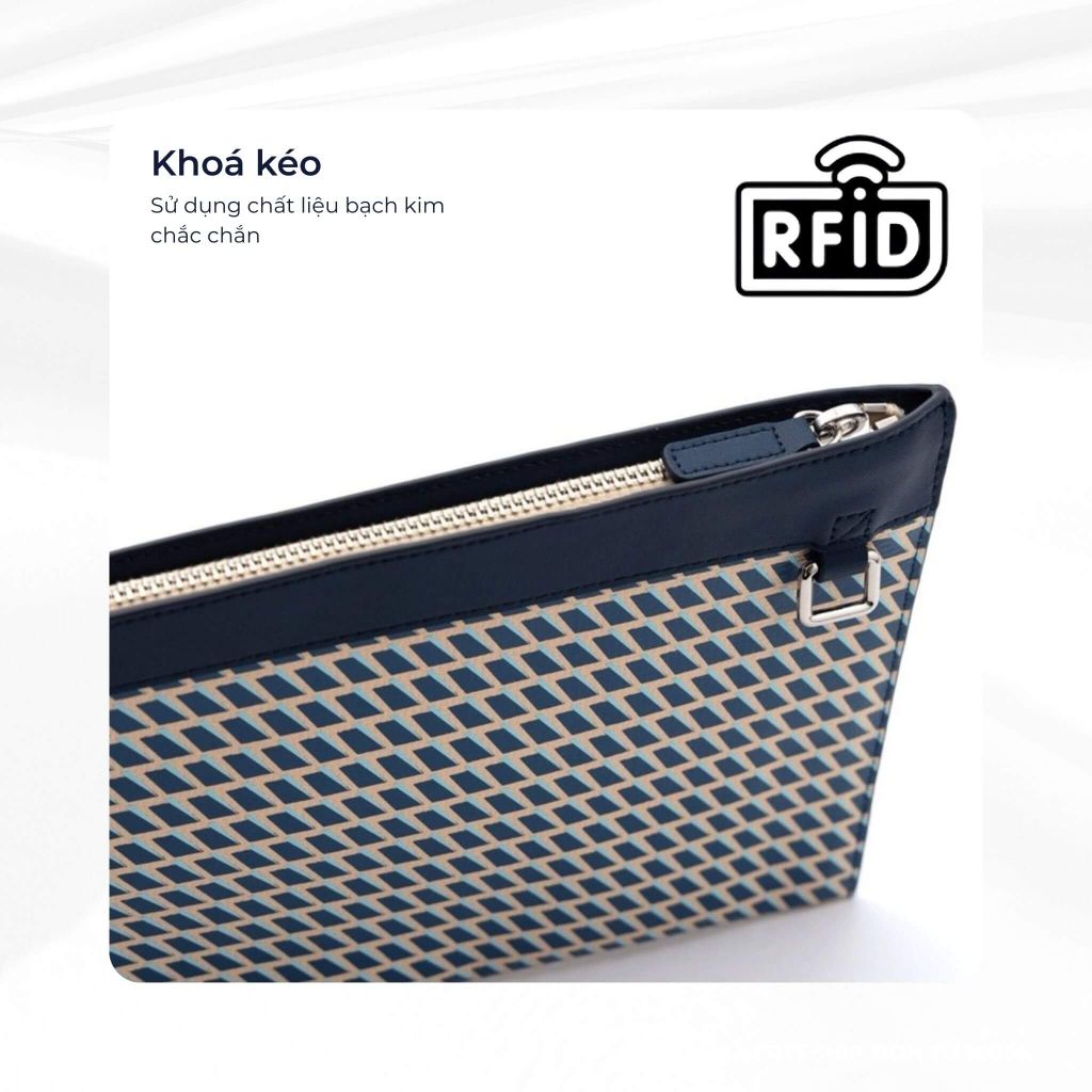 khoá kéo ví cầm tay