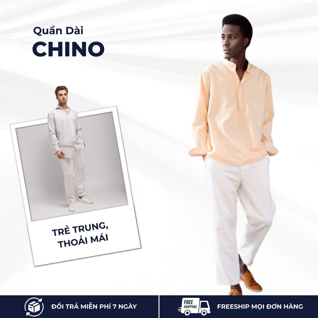 mô tả quần dài chino