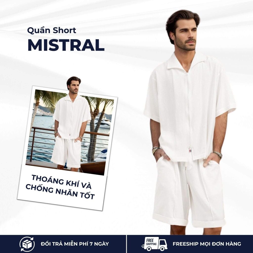 mô tả quần short mistral