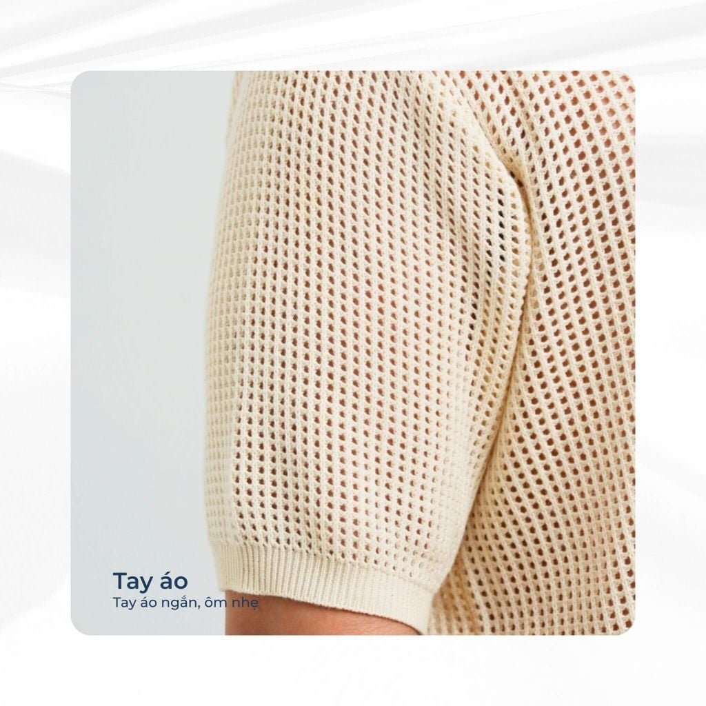 mô tả tay áo polo palma