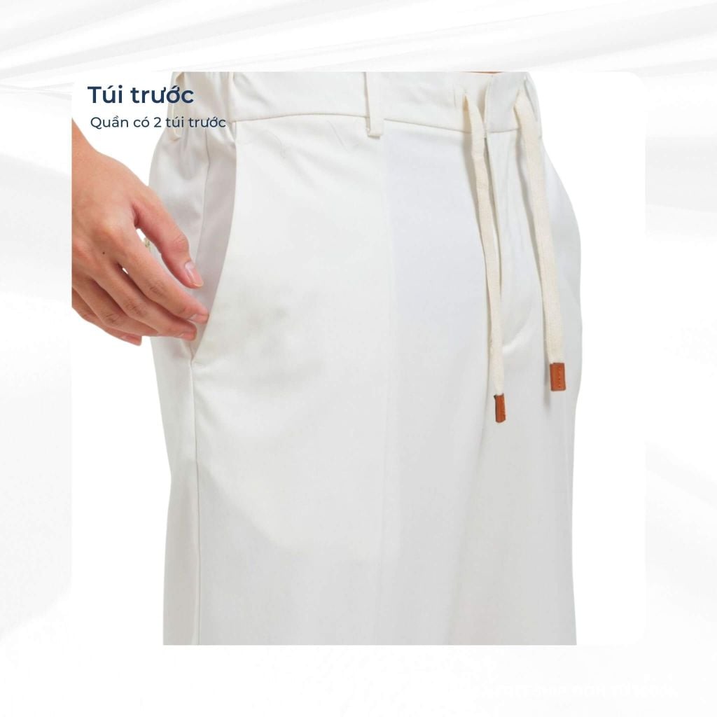 mô tả túi quần dài liseron blanc