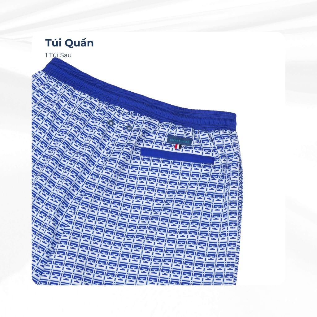 mô tả túi quần bơi monogram