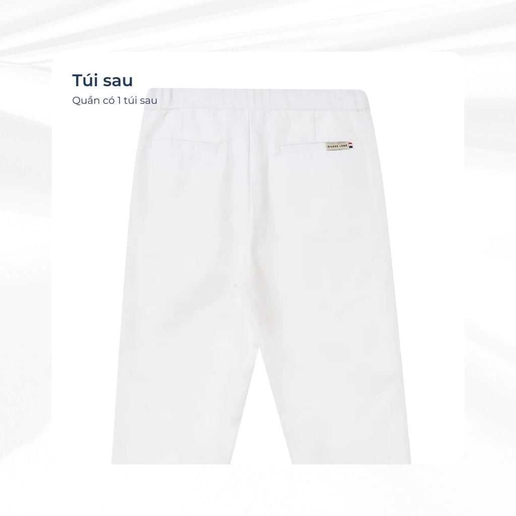 mô tả túi sau quần dài chino