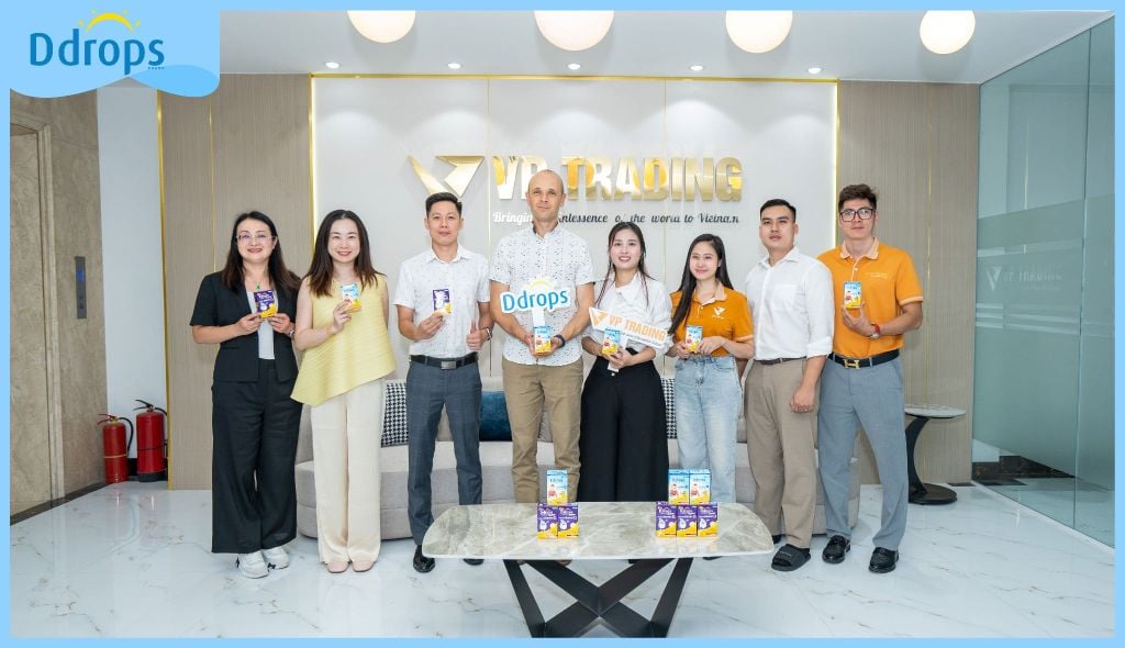 Đoàn đại diện nhãn hàng Ddrops thăm và làm việc tại Việt Nam: Tăng cường kết nối, mở rộng hành trình phát triển thương hiệu