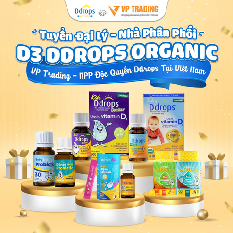 Ddrops có mặt tại Việt Nam – được Việt Nam Thịnh Vượng nhập khẩu và phân phối chính hãng