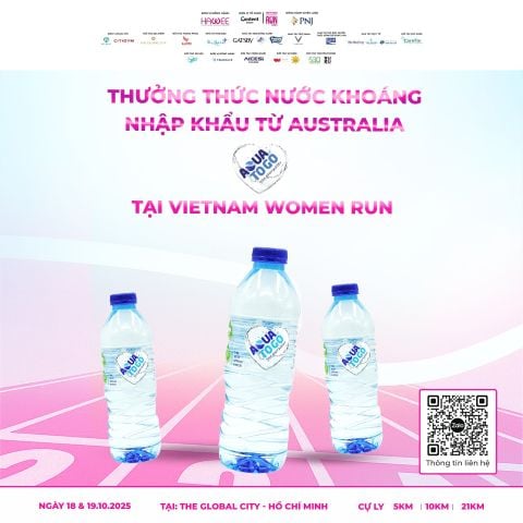 AQUA TO GO ĐỒNG HÀNH CÙNG VIETNAM WOMEN RUN 2025