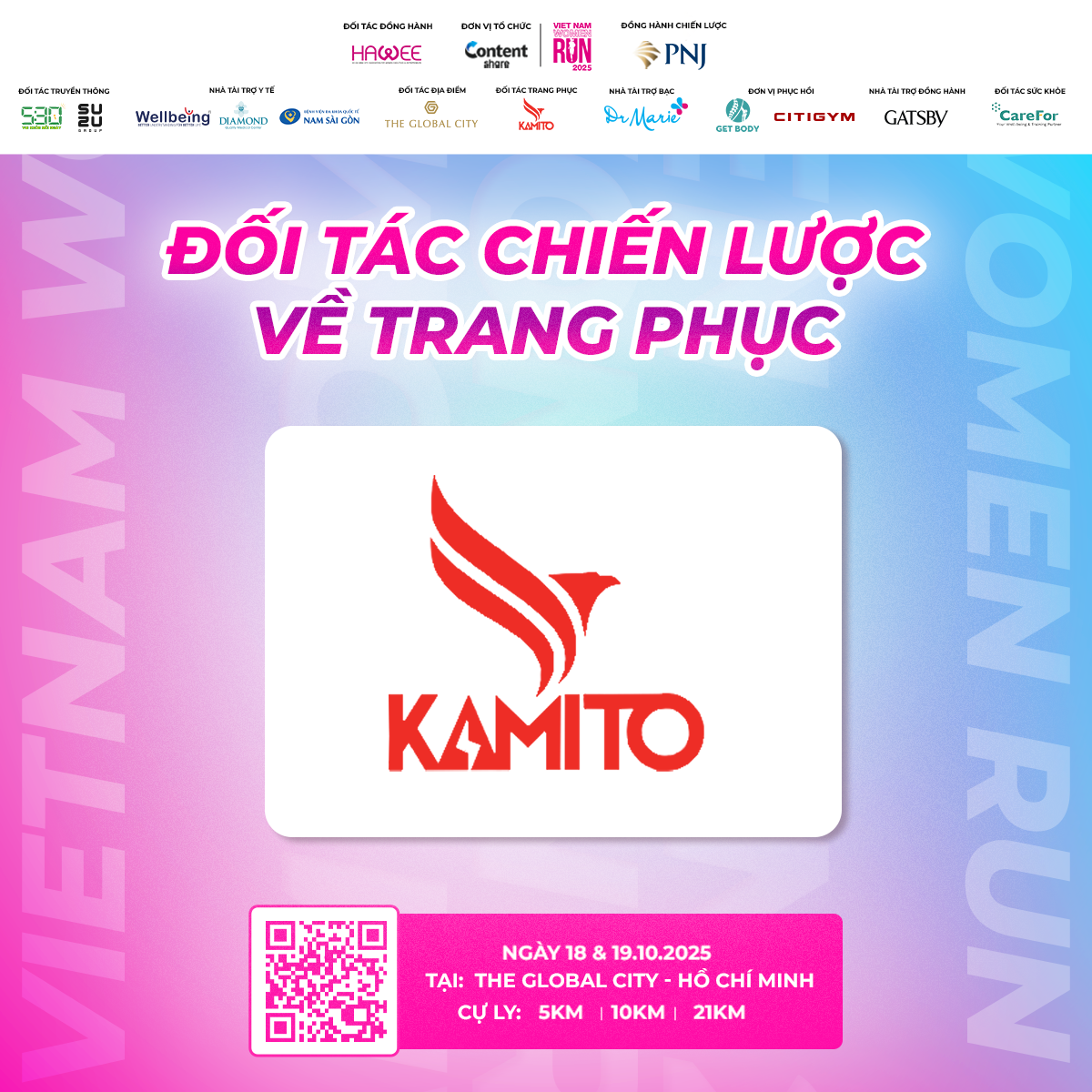 Kamito – Thương Hiệu Việt Đồng Hành Cùng VietNam Women Run 2025