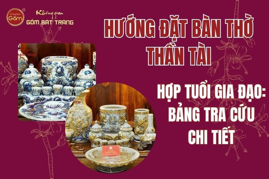 Hướng Đặt Bàn Thờ Thần Tài Hợp Tuổi Gia Chủ Kích Hoạt Tài Lộc