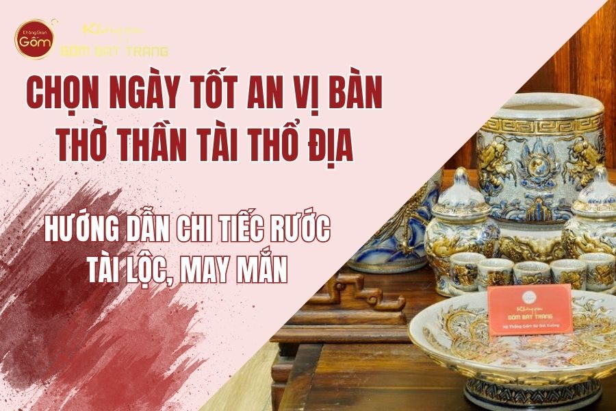 Chọn Ngày Tốt An Vị Bàn Thờ Thần Tài: Hướng Dẫn Chi Tiết Rước Tài Lộc, May Mắn