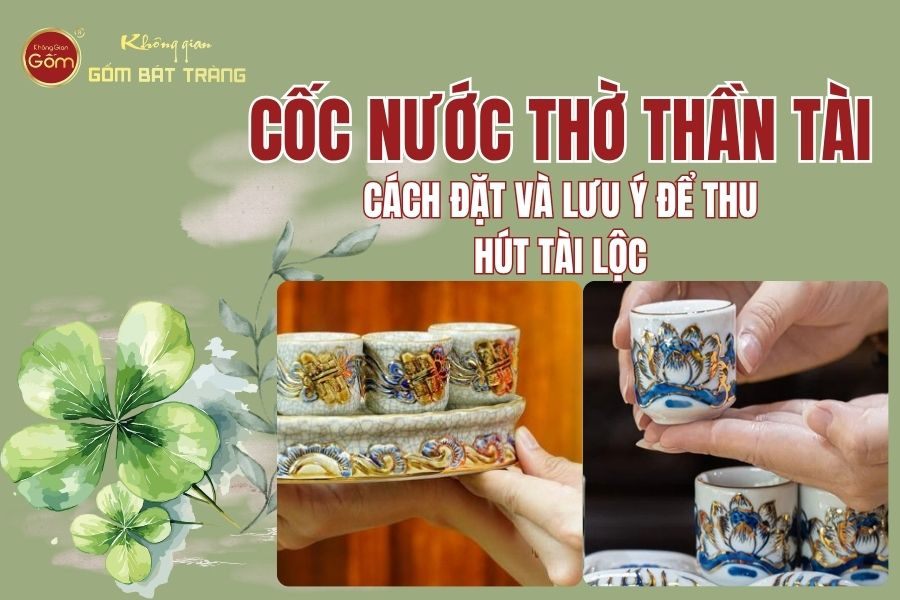 Cốc Nước Thờ Thần Tài: Ý Nghĩa, Cách Đặt Và Lưu Ý Để Thu Hút Tài Lộc