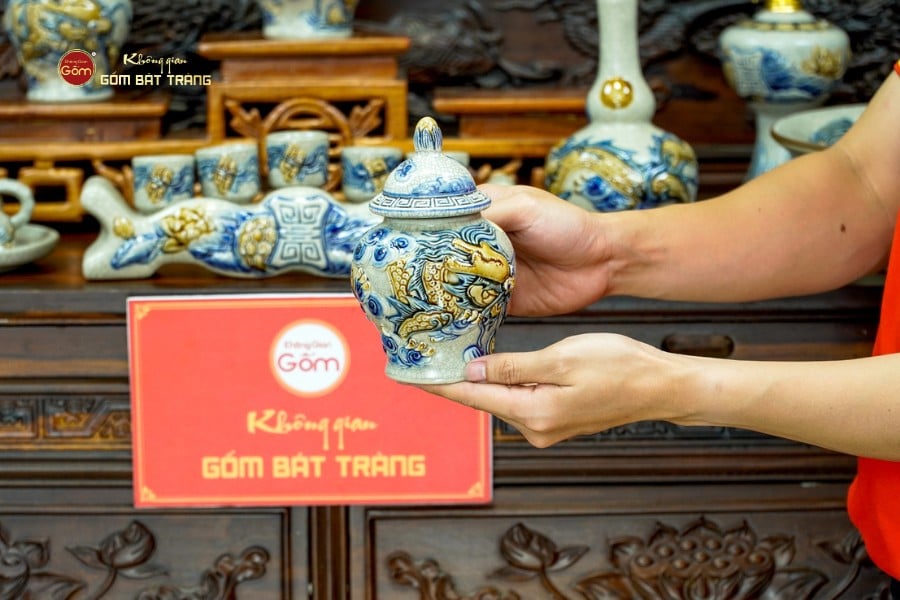 Bộ Đồ Thờ Gia Tiên (Cơ Bản 15 Món) Men Rạn