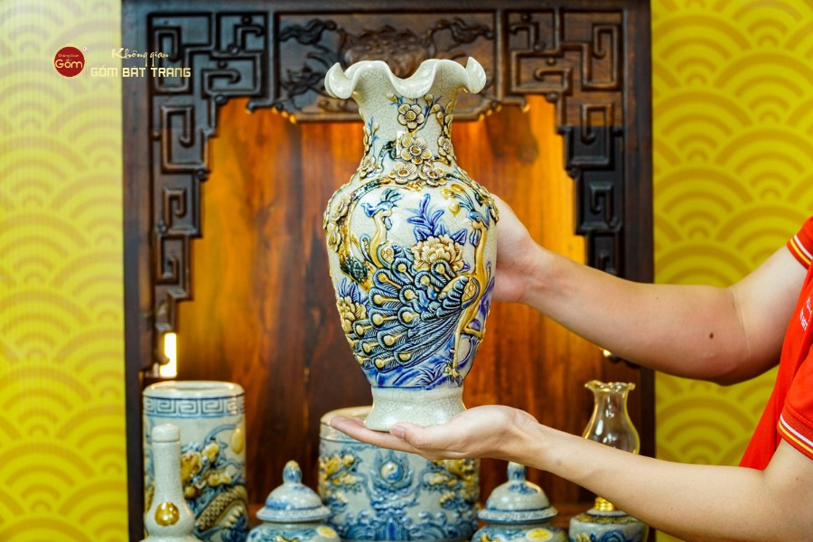 Bộ Đồ Thờ Thần Tài Thổ Địa (Cơ Bản 9 Món) Men Rạn