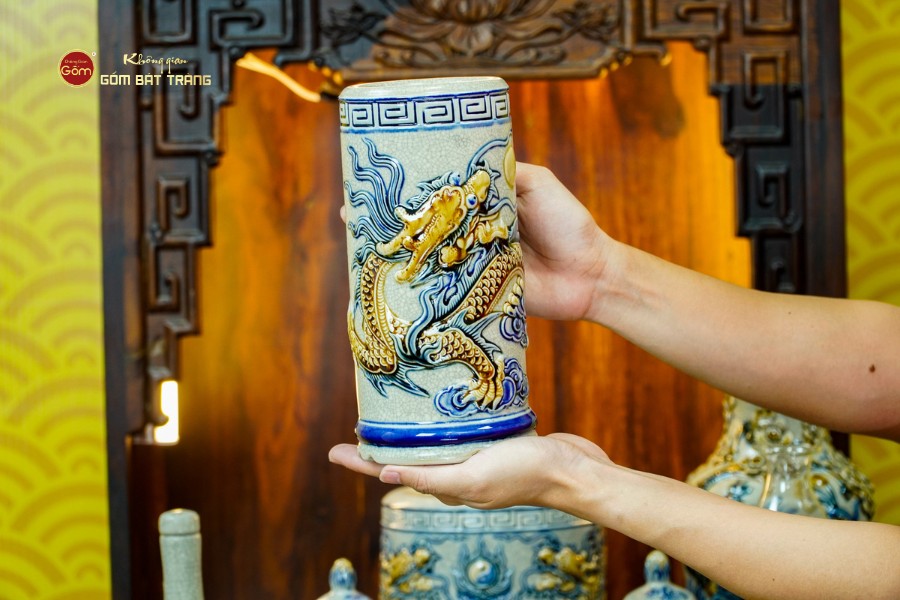 Bộ Đồ Thờ Thần Tài Thổ Địa (Cơ Bản 9 Món) Men Rạn