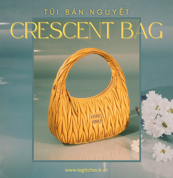 Crescent Bag (Túi Bán Nguyệt) – Dáng Túi Độc Đáo Khác Biệt Với Những Thiết Kế Thông Thường