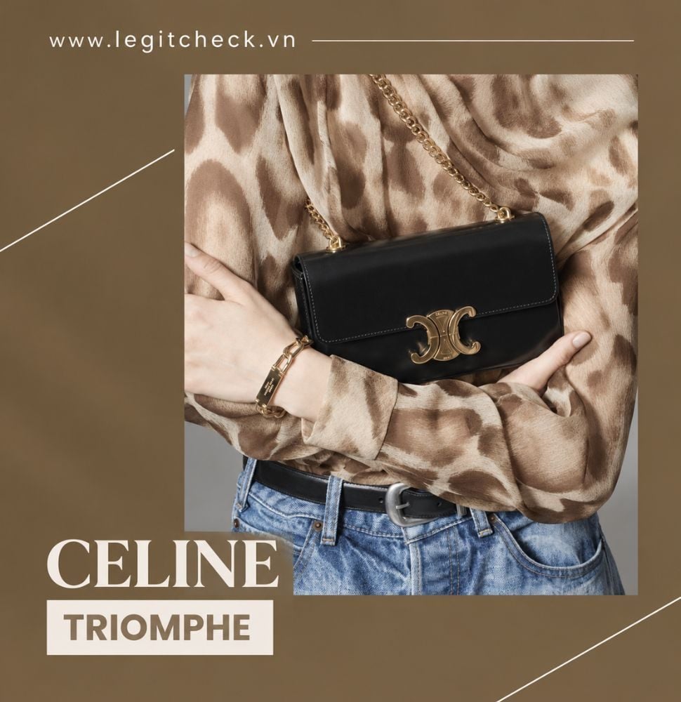 Celine Triomphe: Khi một chiếc khóa trở thành dấu hiệu nhận diện của cả thương hiệu