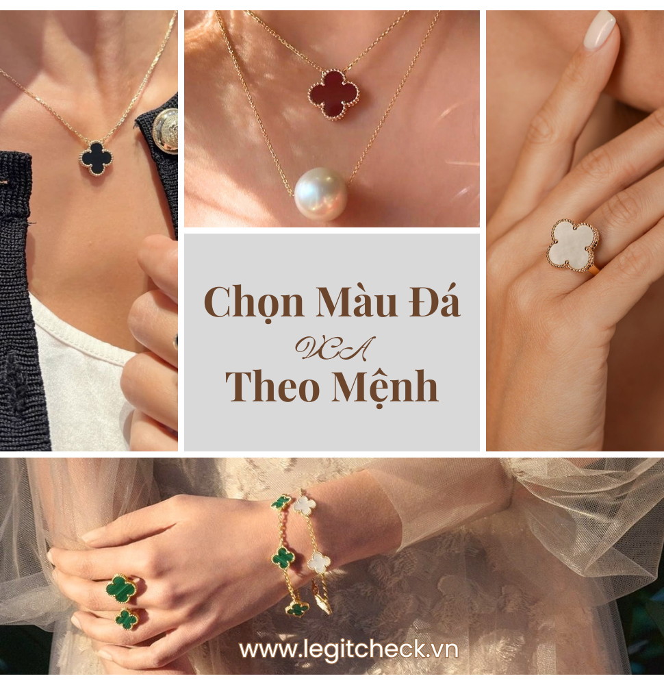 Cách chọn đá VCA hợp mệnh: Gợi ý màu đá Van Cleef & Arpels theo ngũ hành