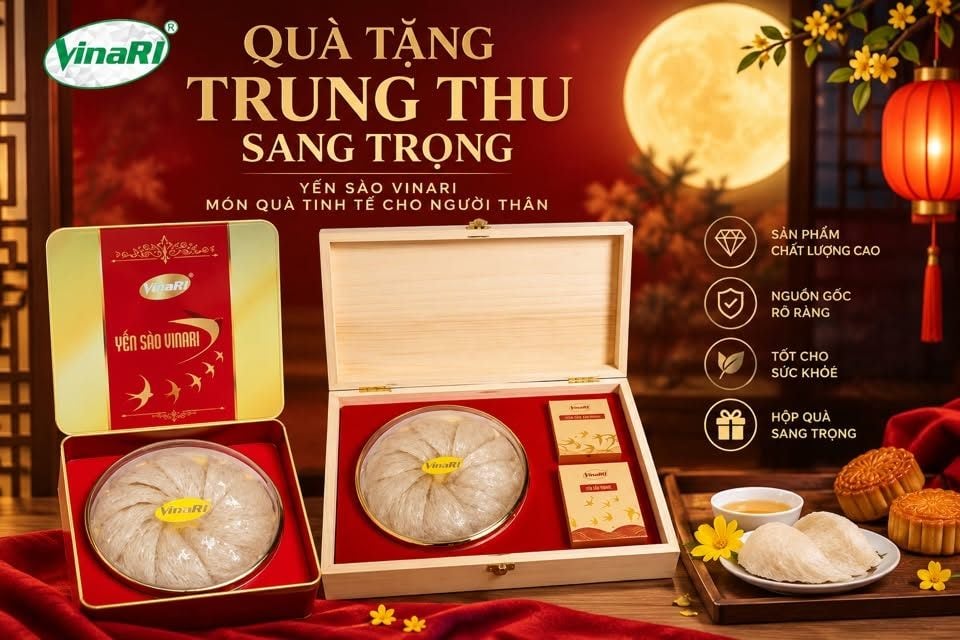 Yến Sào VinaRI – Món Quà Sức Khỏe Cao Cấp Dịp Trung Thu