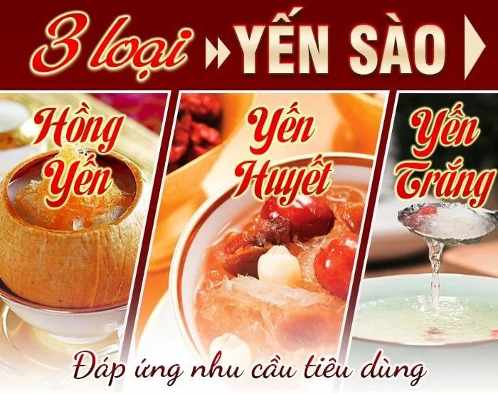 🕊️ Bí Mật Dinh Dưỡng Từ Yến Sào: Phân Biệt Bạch Yến, Hồng Yến và Huyết Yến Cùng VINARICH