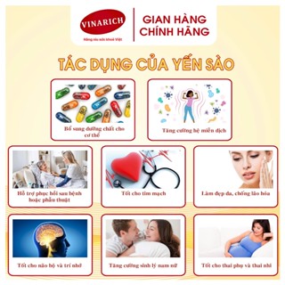 Yến Sào Khánh Hòa Tiến Vua VinaRich Và Tác dụng với Người Bệnh đang Hóa Xạ Trị