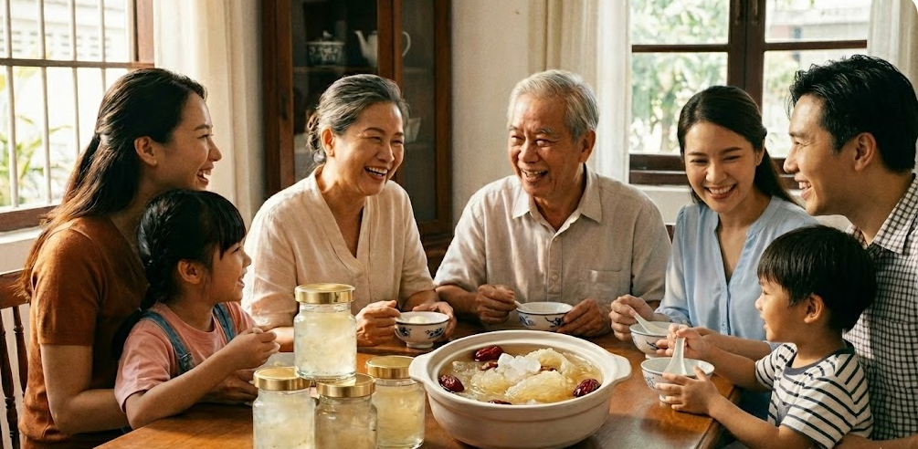 MÓN QUÀ SỨC KHỎE – THAY LỜI HIẾU THẢO GỬI CHA MẸ: TINH TÚY YẾN SÀO TIẾN VUA VINARICH