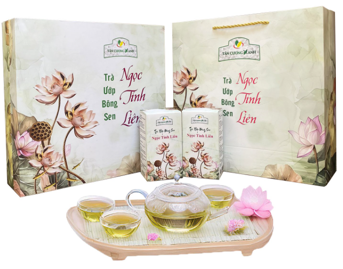 Trà Ướp Bông Sen Ngọc Tỉnh Liên – Tuyệt Phẩm Quà Tặng Mang Trọn Hồn Việt
