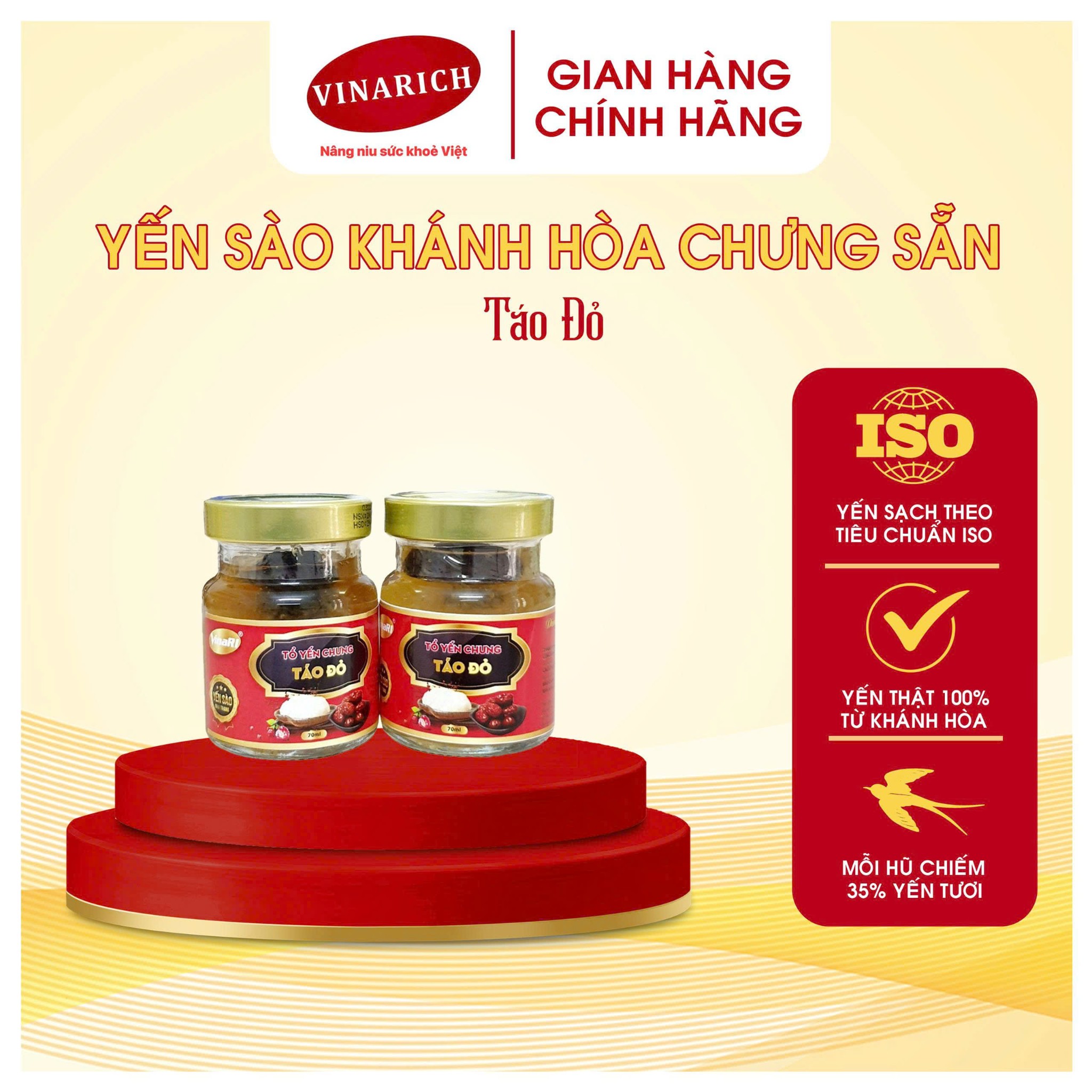🩸 Yến Chưng Táo Đỏ: Bí Quyết Bổ Máu, Dưỡng Nhan Số 1 Cho Phái Đẹp
