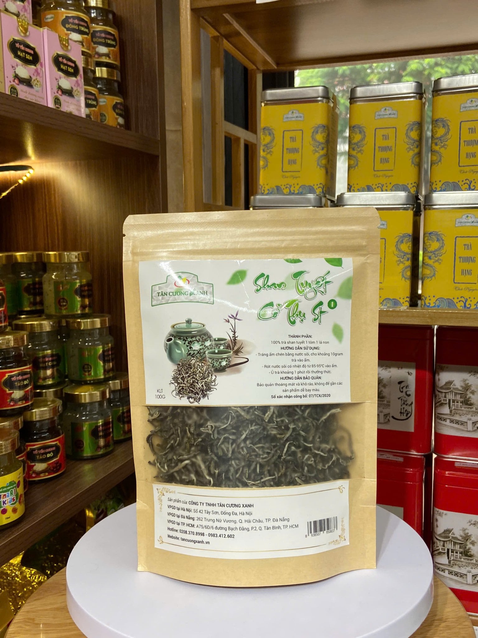 Trà Shan Tuyết Cổ Thụ ST1 100g: Tuyệt Phẩm Núi Rừng Ngàn Năm Tuổi