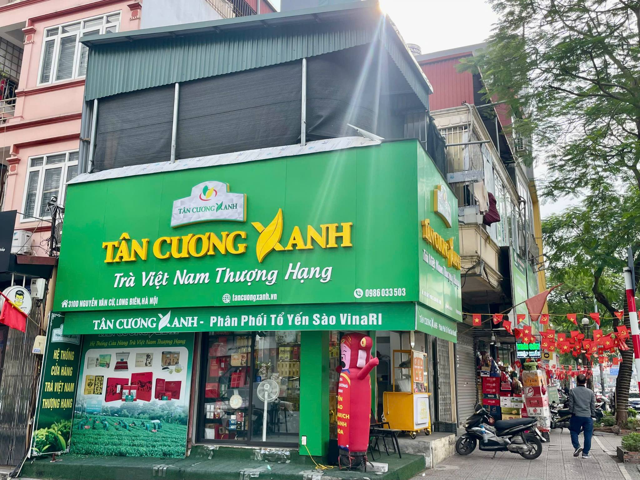 TÂN CƯƠNG XANH 310D NGUYỄN VĂN CỪ - LONG BIÊN - HÀ NỘI TRÂN TRỌNG CẢM ƠN QUÝ KHÁCH HÀNG.